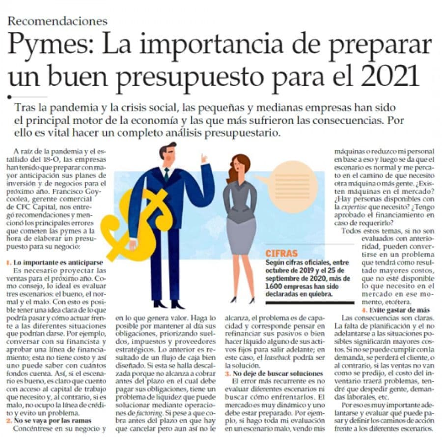 Pymes: La importancia de un buen presupuesto