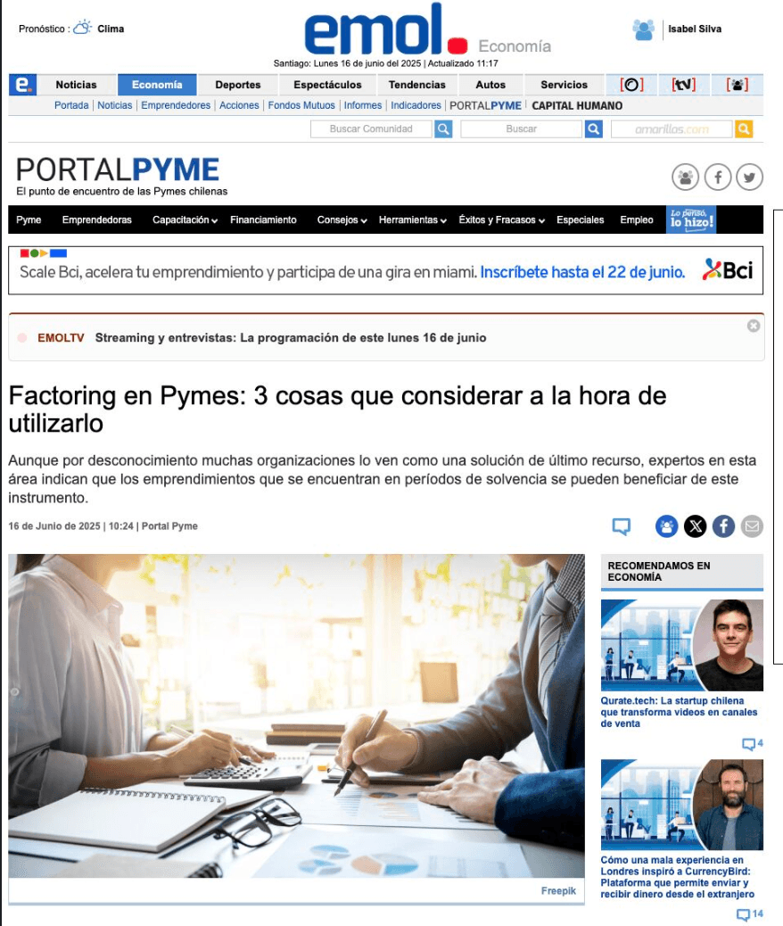 ¿Qué considerar a la hora de utilizar el factoring? 