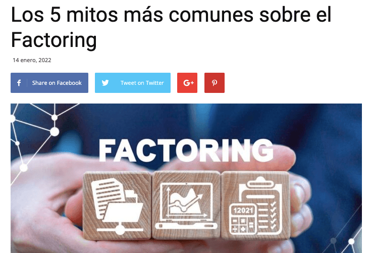 Los 5 mitos más comunes sobre el Factoring