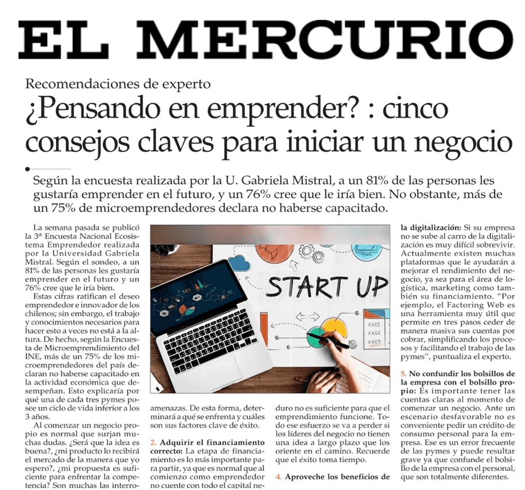 Cinco consejos para emprender con éxito