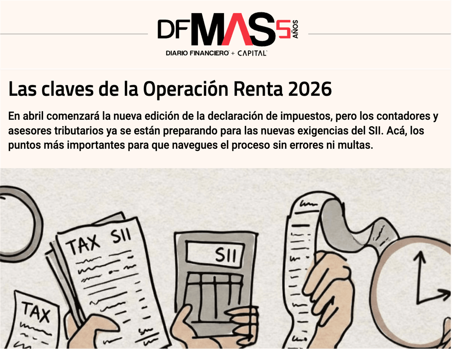 Las claves de la Operación Renta 2026